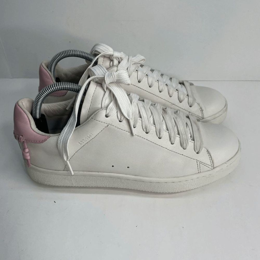 Coach C101‎ Low Top Sneaker Q8096 High Quality Leather Women's 9 B (READ)